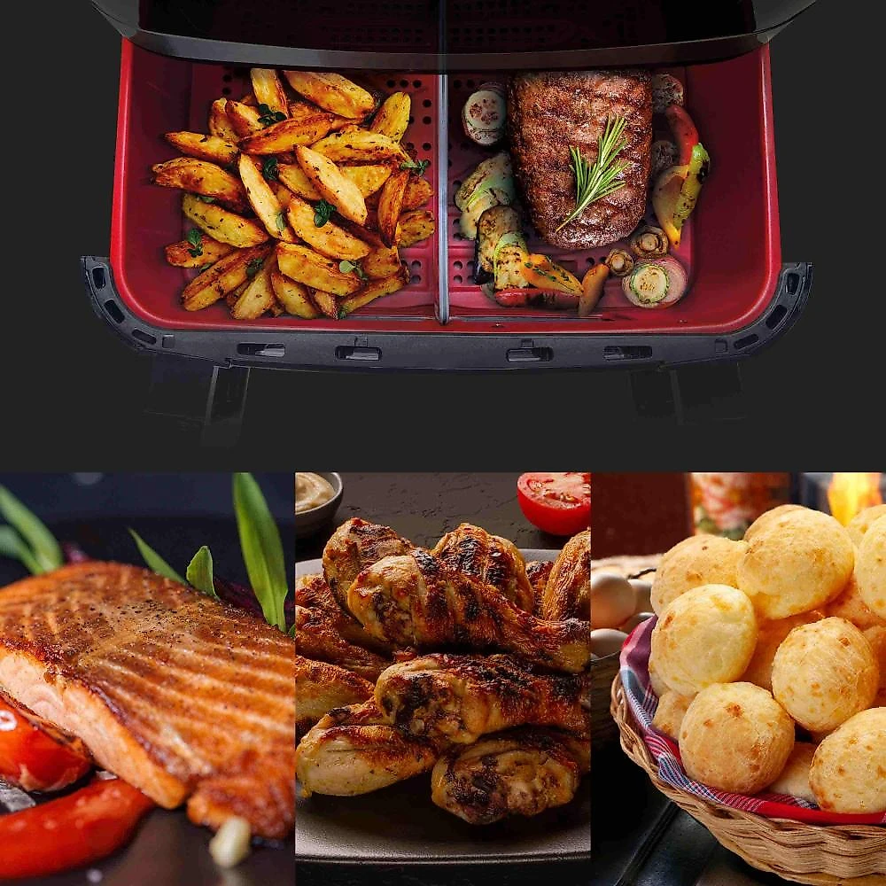 Fritadeira elétrica airfryer ichef dualzone preto - 127v