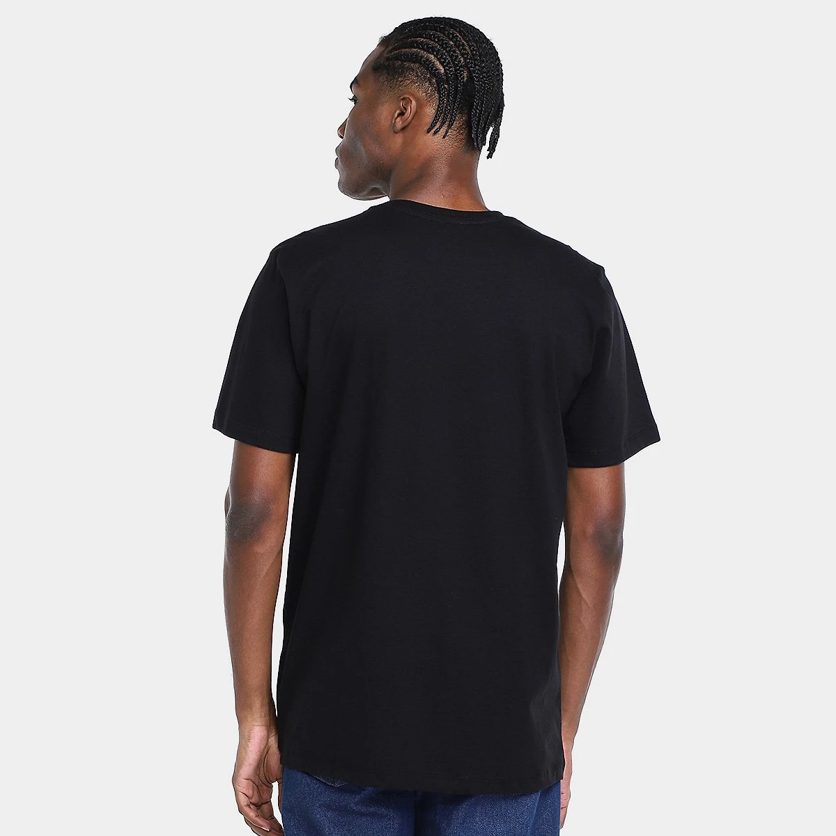 Miniatura Camiseta NBA Brooklyn Nets Initials Masculina Preto - G