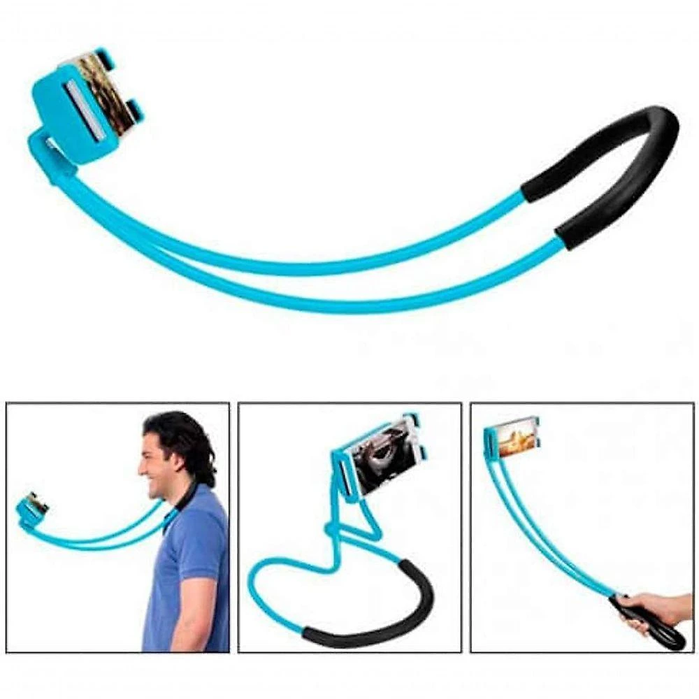 Suporte De Pescoço Universal Para Celular Suporte De Pescoço Azul