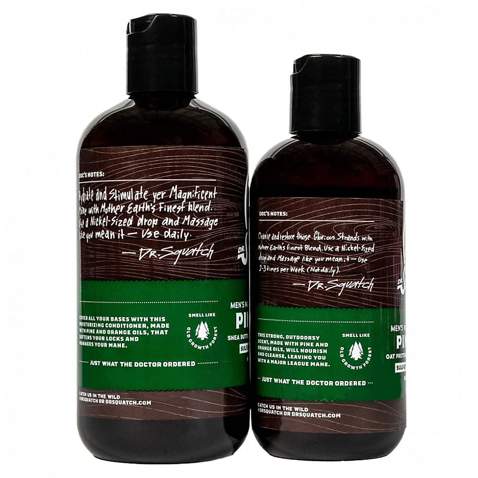 Dr Squatch Pine Tar Hair Care Kit