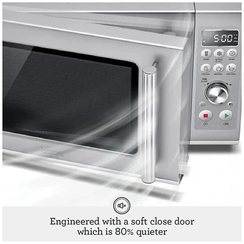 Micro ondas BMO650SIL de Bancada 45 Litros Multifuncional de Aço Inoxidável, 900W, 110v, BREVILLE BMO650SIL1BUC1, P...