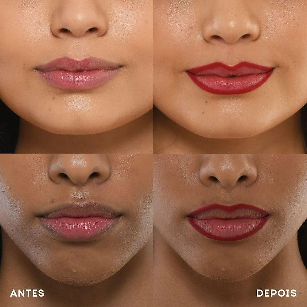 Lápis Labial Lip Liner Warm Red Edition para Definir Lábios com Textura Macia Vermelho Oceane