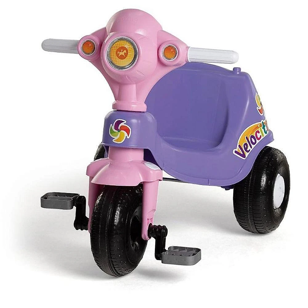 Veículo para Bebê Velocita 2 em 1 com Som e Empurrador Lilás Calesita