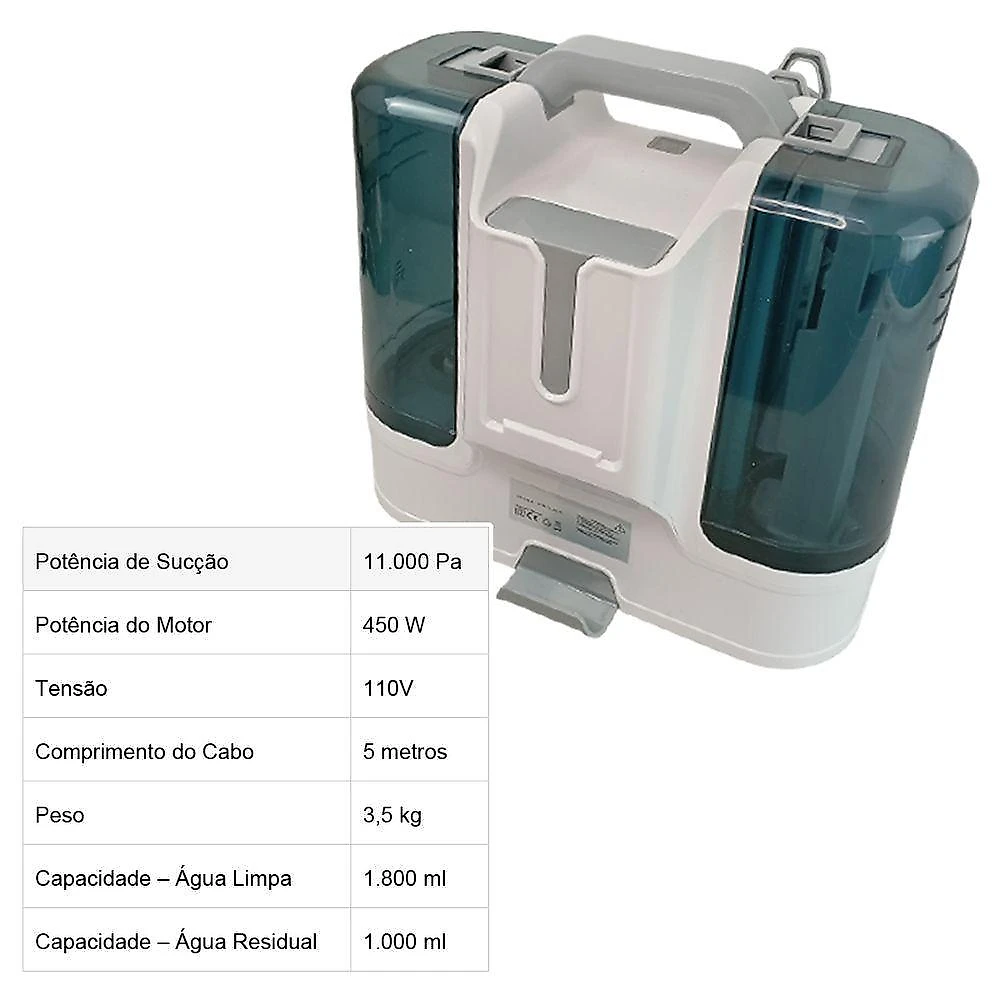 Extrator de Sujeira Portátil AB Mídia BSL3904 450W 2L Branco 110V
