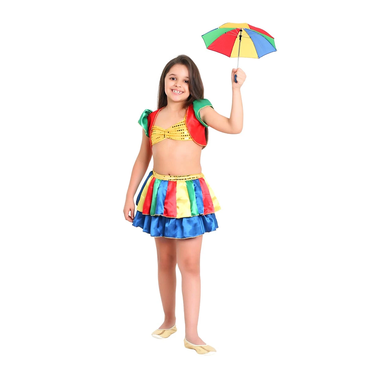 Fantasia Frevo Feminino Infantil - Carnaval