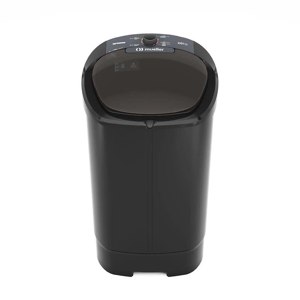 Tanquinho Mueller 20kg Big Preto MLT20B Semiautomático 220V