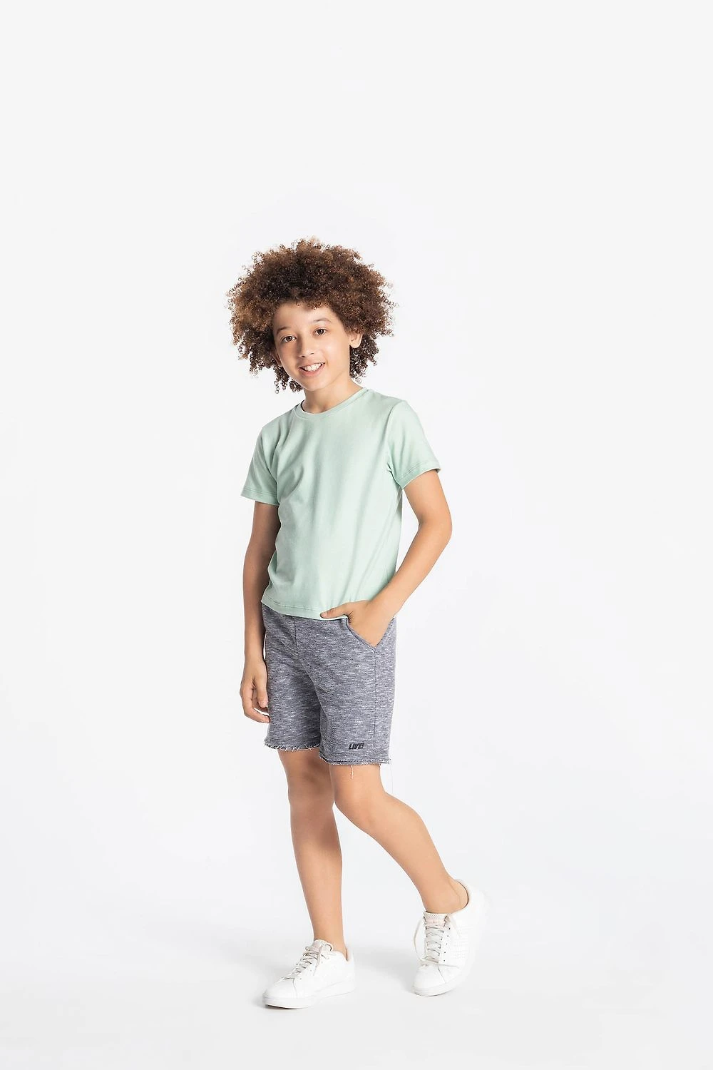 Bermuda Joy Essential Kids - Cinza - LIVE!
