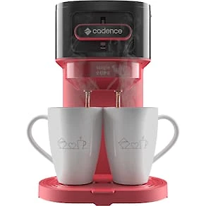 Cafeteira Elétrica Cadence Single Up Compacta Porta Filtro Permanente Caneca Térmica