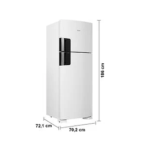 Geladeira Consul Frost Free CRM53FB Duplex Branca com Espaço Flex, Prateleira Flex, Iluminação em LED e Filtro Antiodor - 451 litros 110V