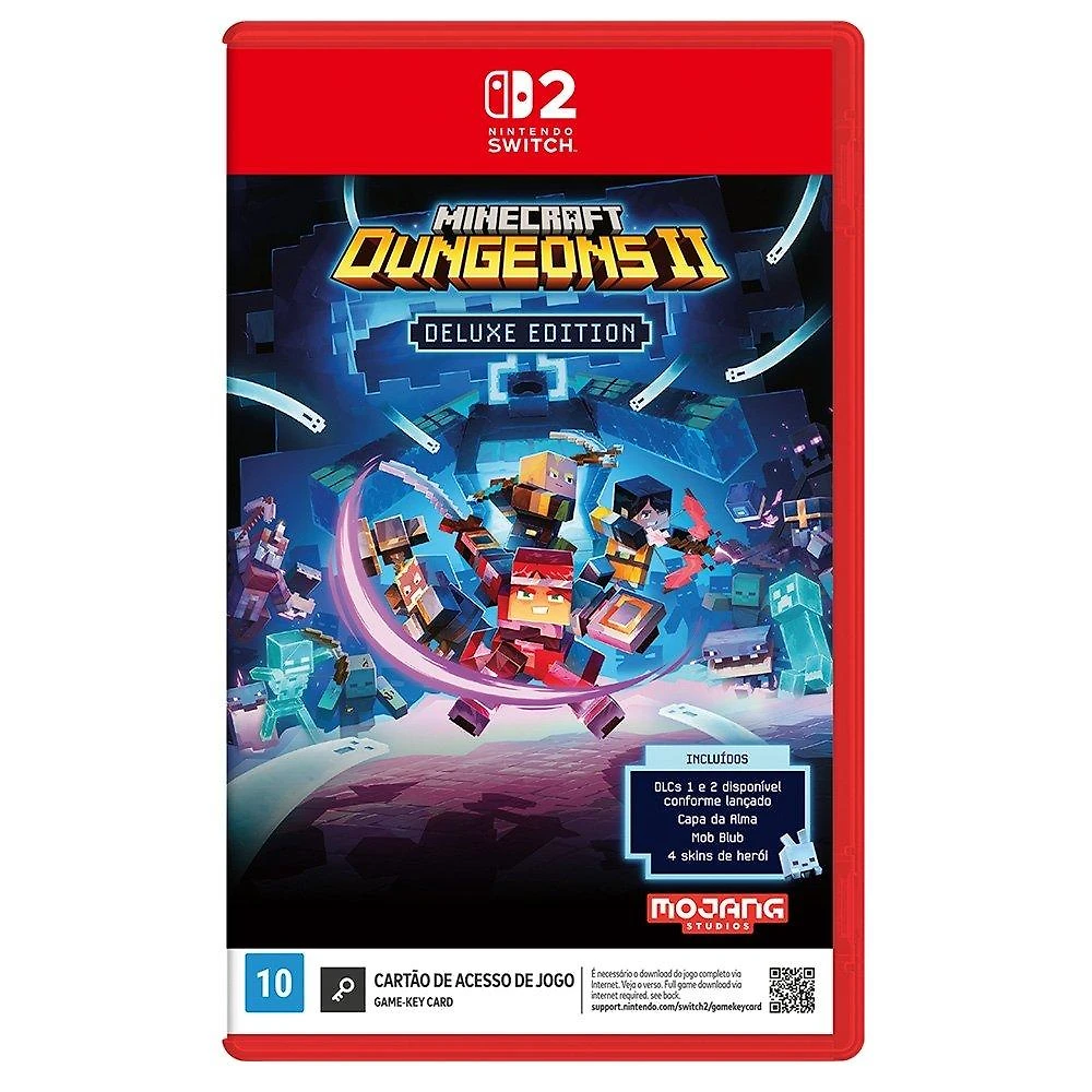 Jogo Minecraft Dungeons II Deluxe Edition Switch 2