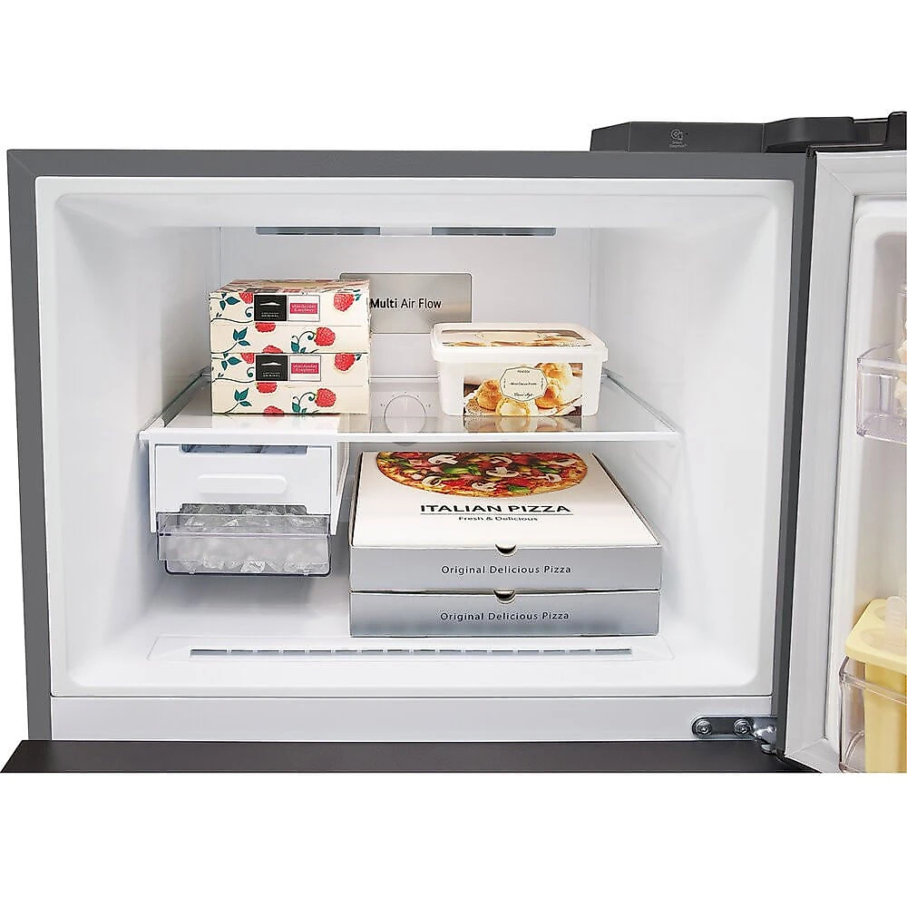 Geladeira 2 Portas, 461 Litros Frost Free  GN-B452PFF  LG Inox Look - 110V