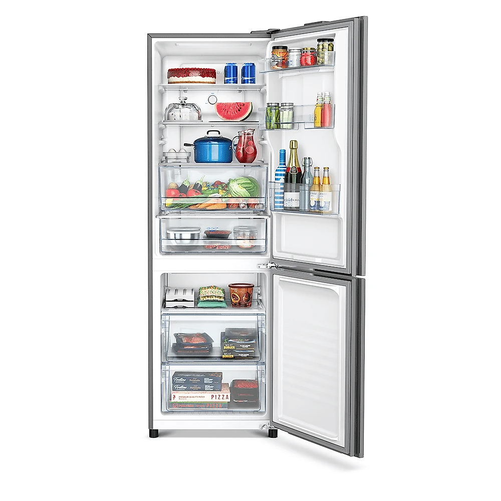 Geladeira Panasonic Frost Free 397L A+++ Titânio - NR-BB41PV1T 110v