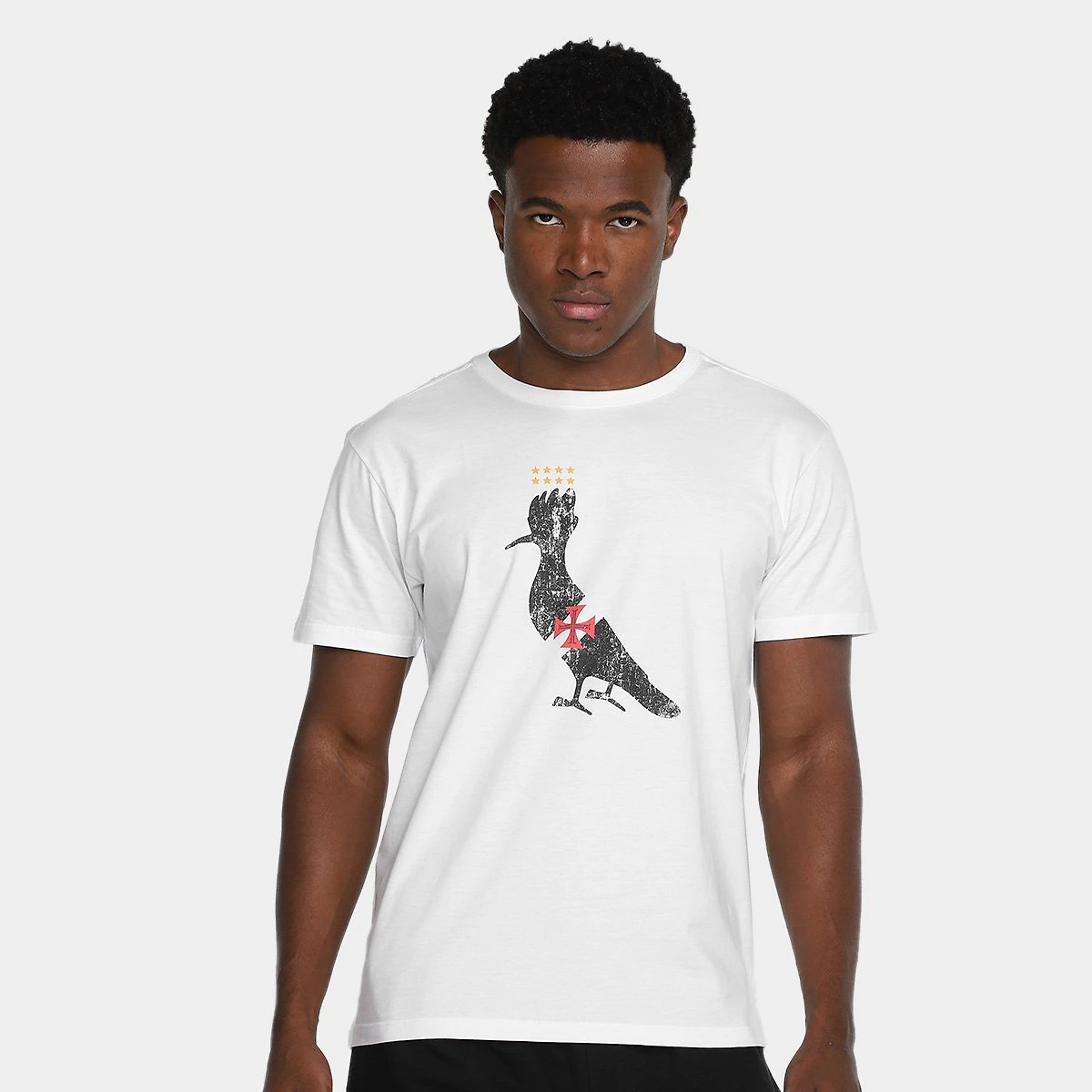 Miniatura Camiseta Vasco Reserva Pica-Pau Vascaíno Masculino Branco - G