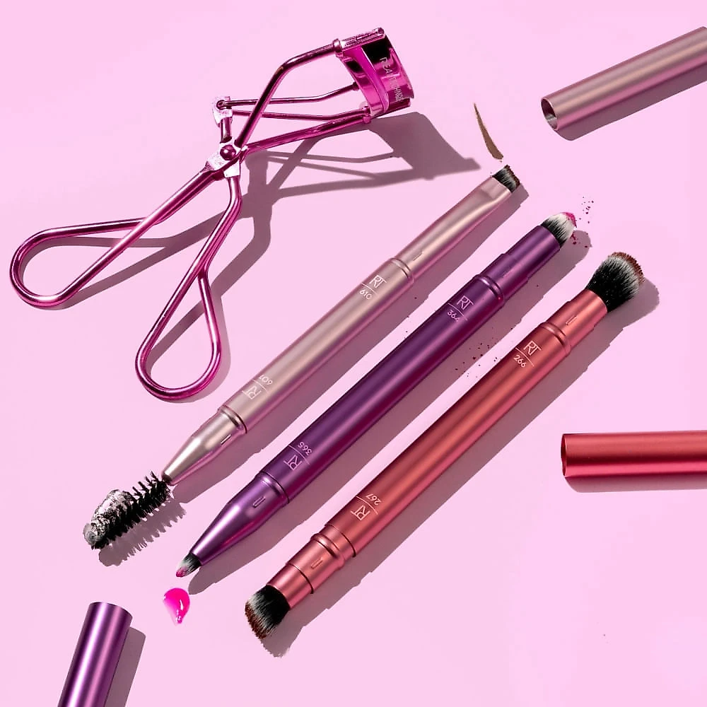 Kit de Pincéis Real Techniques Double Time Brush + Lash Set Kit