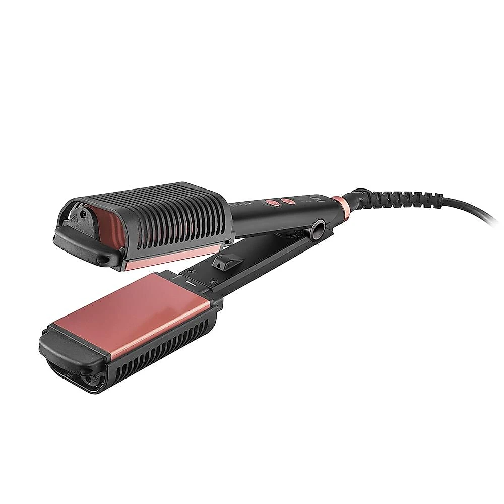 Prancha modeladora efeito sereia 2 em 1 bivolt -  eb130 rose