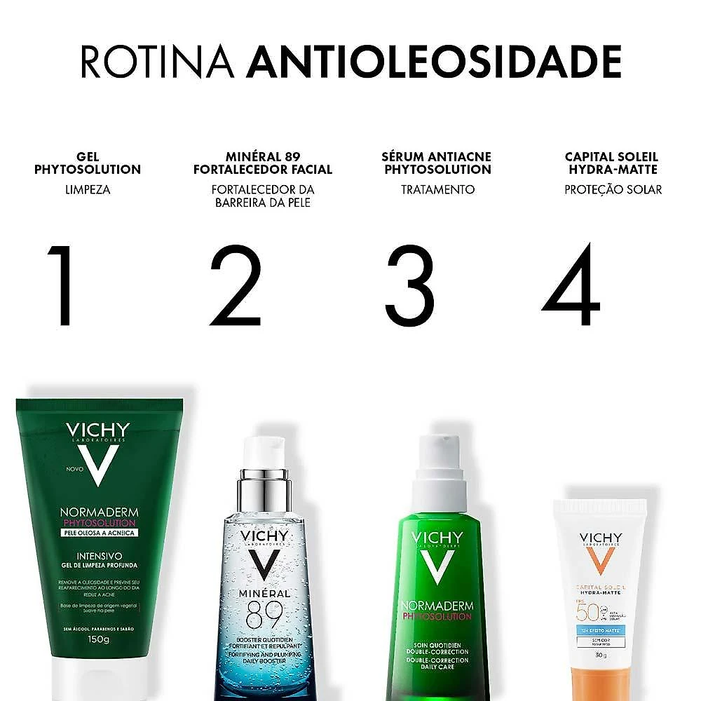 Gel de limpeza intensivo vichy normaderm phytosolution 150g