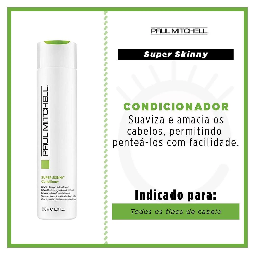 Paul mitchell smoothing super skinny daily treatment - condicionador disciplinador