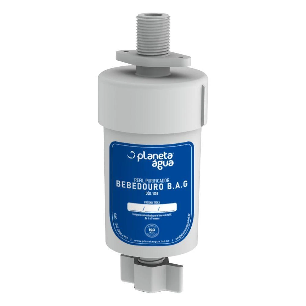 Refil Bebedouro B.a.g Planeta Agua Rosca 1/2" Código 1058a Compatível : Bebedouros B.a.g.