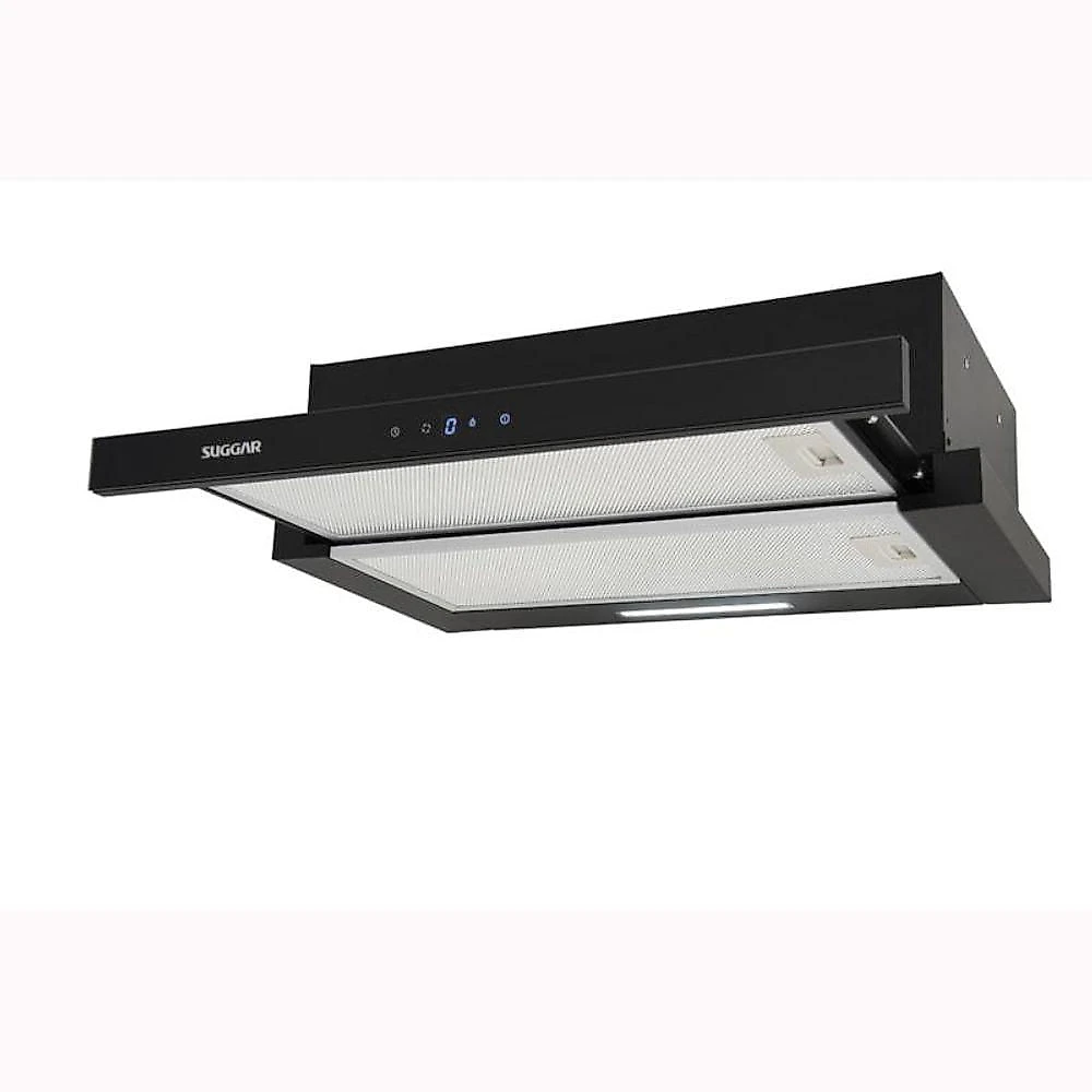 Depurador De Embutir Slim Touch 60 Cm Preto Suggar 220V