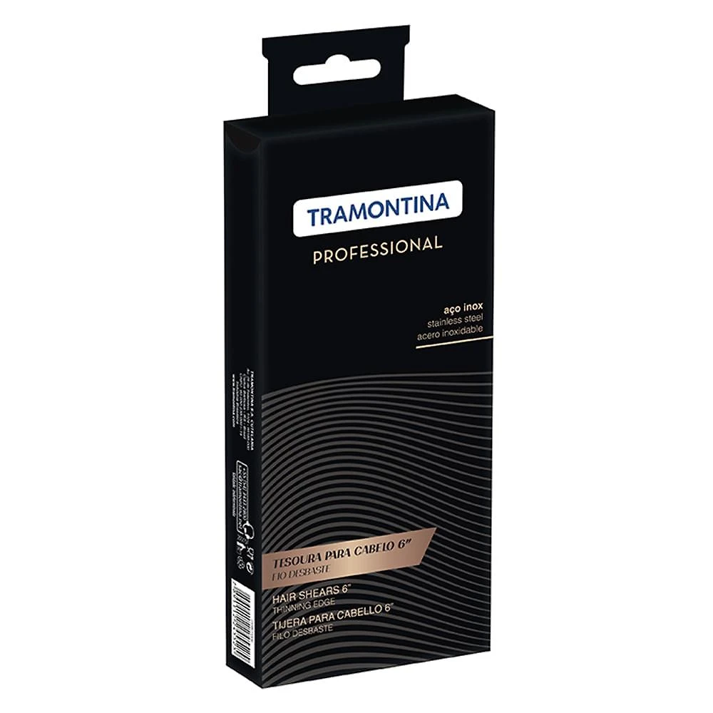 Tesoura para cabelo fio desbaste 6 tramontina