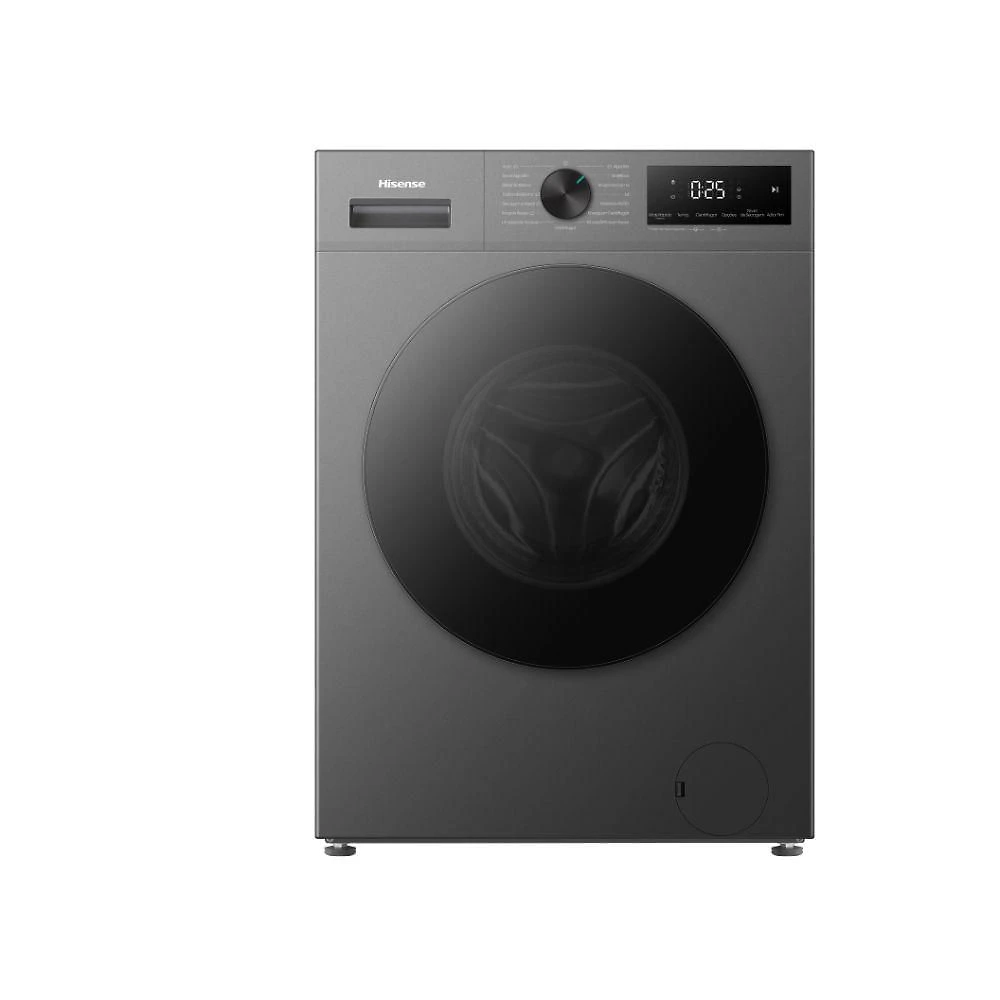Lava e Seca Hisense Wd1i 11kg 7kg com Vapor Ibubble Antialergico Cinza 110V