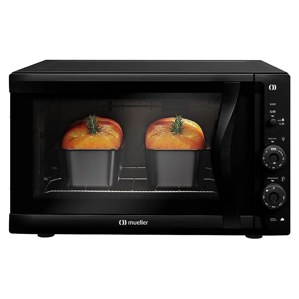 Forno Elétrico de Bancada Mueller 50L MFB50F Preto 110V