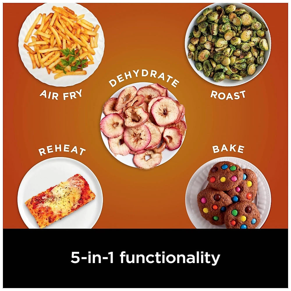 Fritadeira Ninja Air Fryer Pro 5 litros - 5 em 1 para Fritar, Assar, Grelhar, Reaquecer e Desidratar - Tecnologia Air Crisp - Cesta Antiaderente -