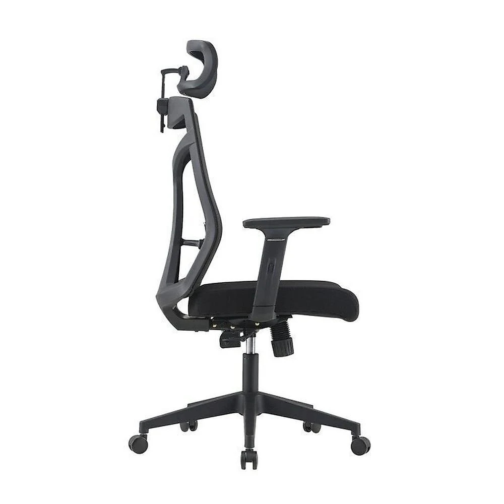 Kit 10 Cadeiras Escritório Presidente Nr17 Office Lugano Preto Preto
