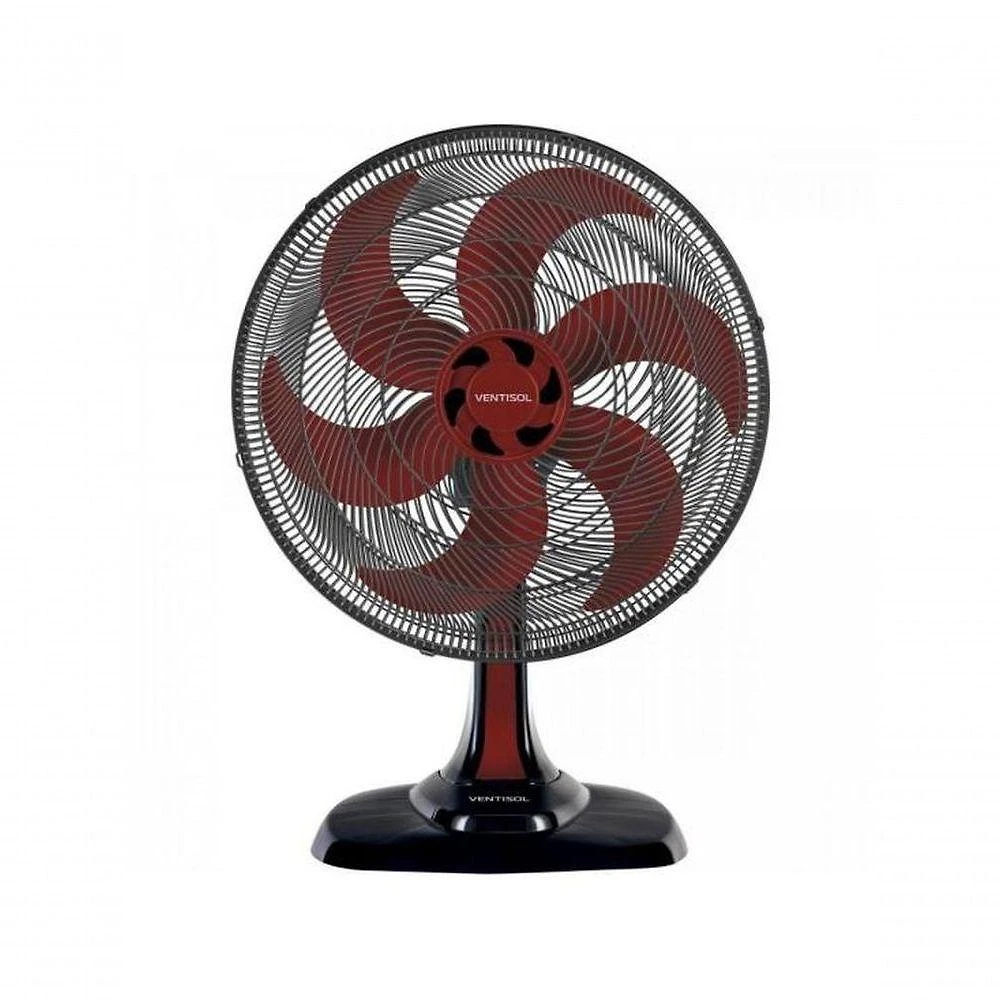 Ventilador De Mesa Ventisol Turbo 6 50cm Vermelho 110V
