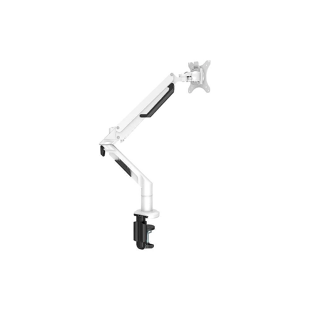 Suporte de Mesa Articulado para Monitor de 17" a 36" FlexiSpot MA8, Ajustes com Pistão a Gás, VESA, Branco - MA8W