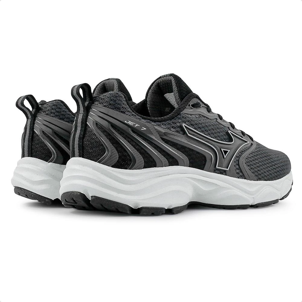 Miniatura Tênis Mizuno Jet 7 Masculino Cinza / Preto - 38