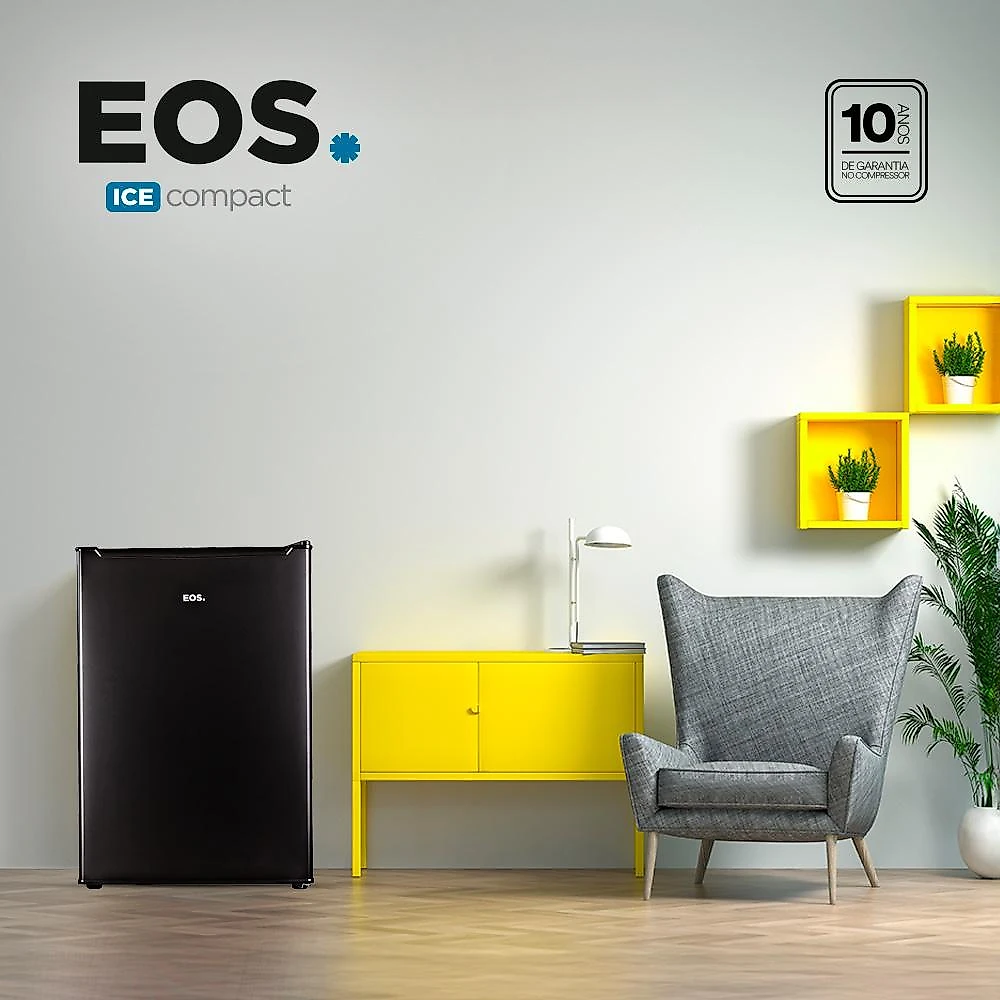 Frigobar EOS Ice Compact 71L Preto EFB81P 110V