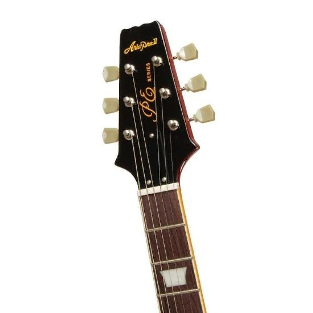 Guitarra Elétrica PE-350STD com Corpo em Basswood e Captadores Humbucker Aged Cherry Sunburst Aria