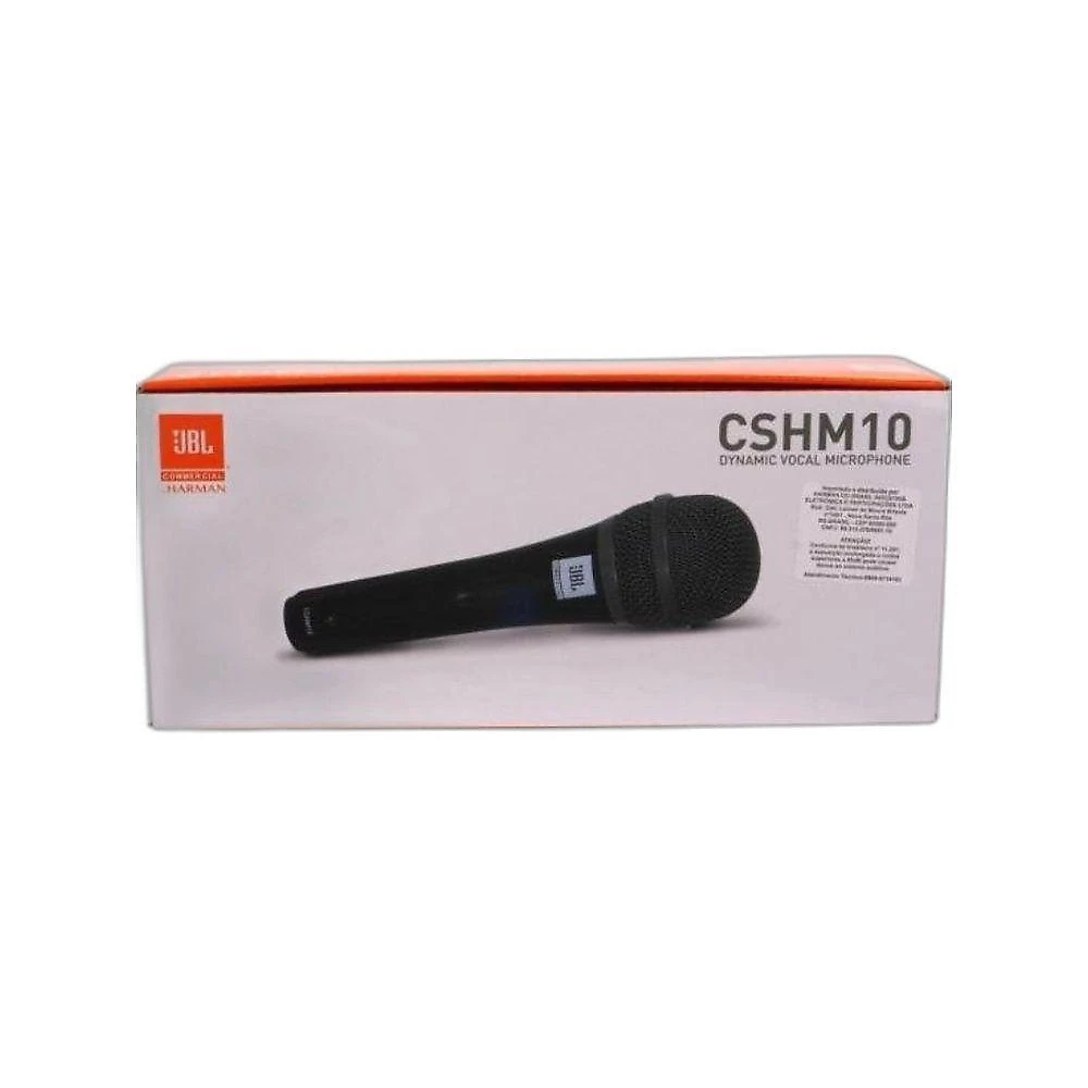 Microfone Dinâmico CSHM10 Supercardioide Preto JBL