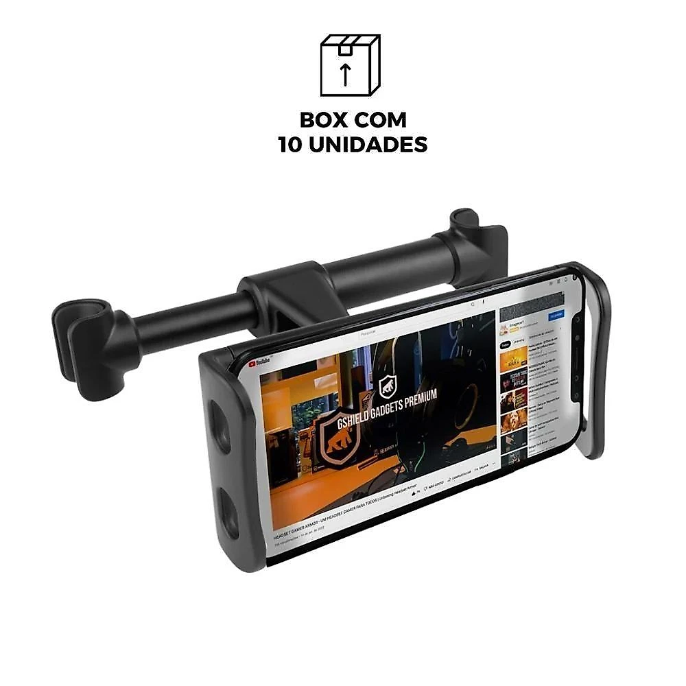 Suporte Veicular Tank Car Para Tablet No Atacado - Caixa Fechada 10 Unidades - Gshield