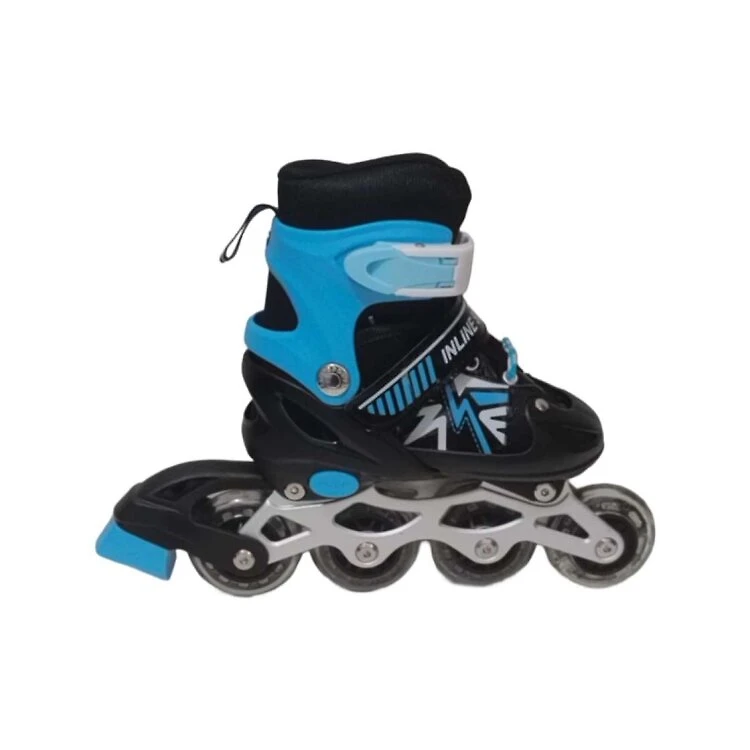 Kit Patins Roller Pro Line Mix Capacete - AZUL