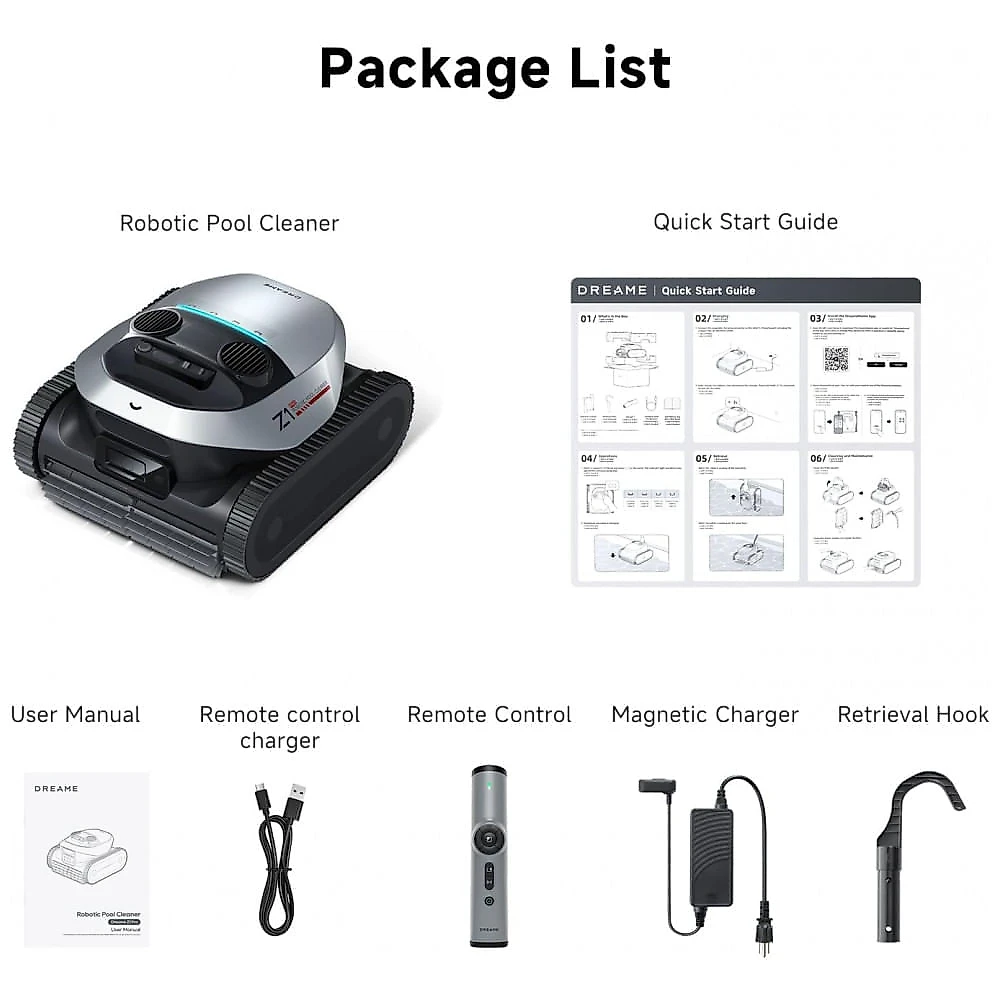 Robô Aspirador para Piscinas AIPER Scuba X1 Pro Max, Preto e Cinza, Mapeamento Inteligente, Roteiro Adaptativo, Dupla Filtração, Modelo 2025﻿