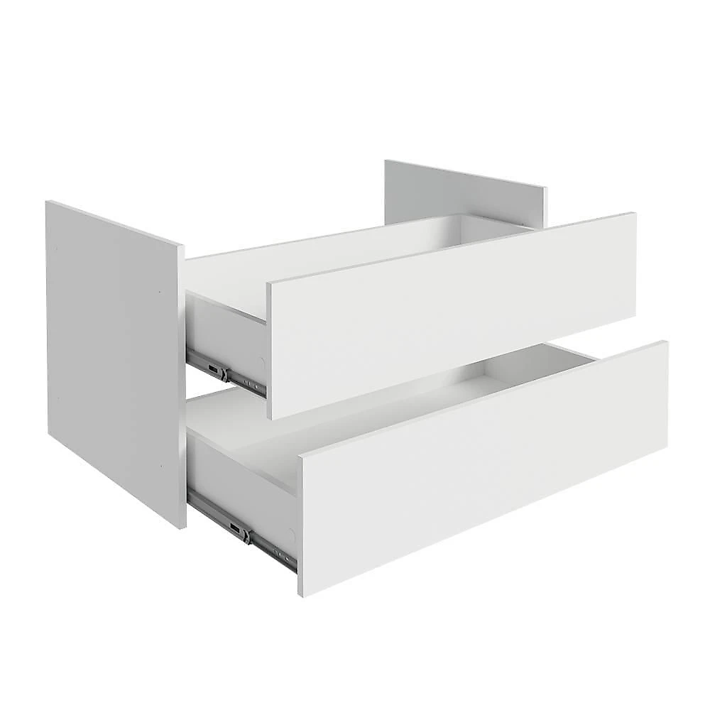 Kit 2 Gavetas Para Guarda-roupa Modulado Neo Branco Madesa Branco
