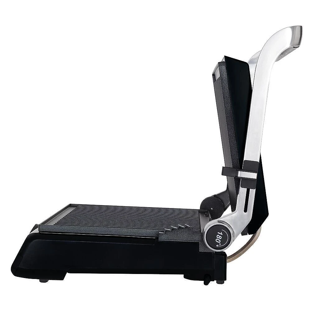 Grill elétrico black+decker g1500g gourmand gris 1500w abertura 180° chapas removíveis antiaderente inox 110