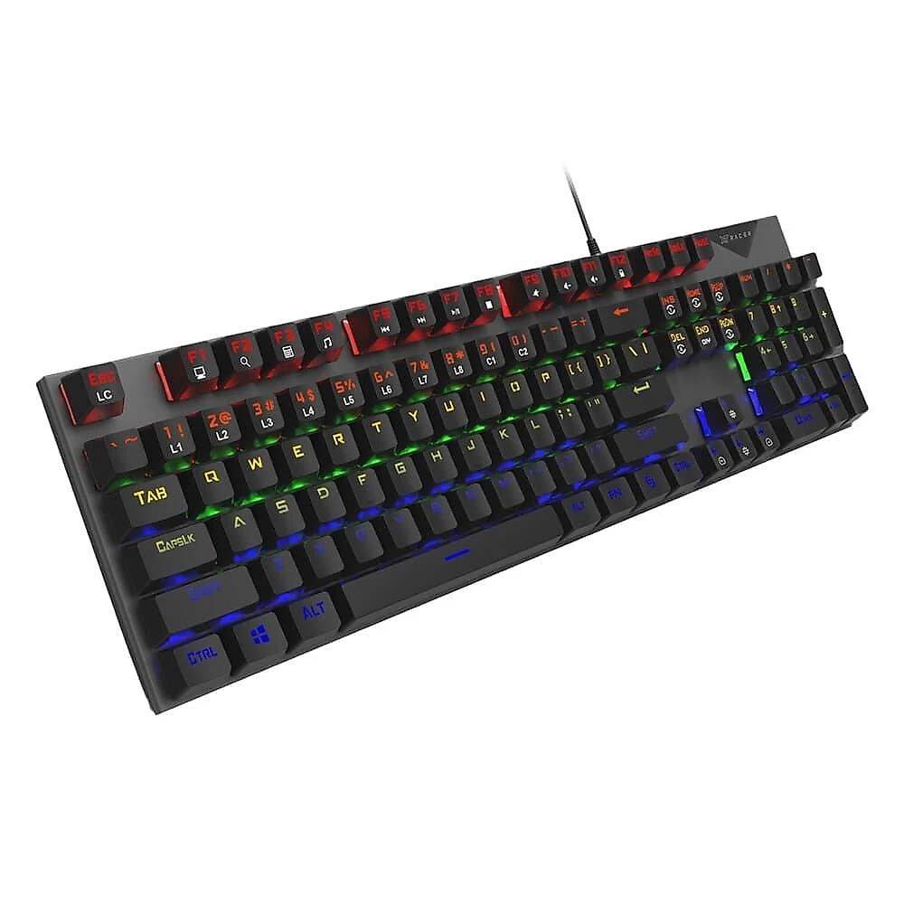 Teclado Gamer XT Racer Expert XTK-110, RGB, Anti-Ghosting, Switches MX Vermelho, ABNT2, Profissional, Preto - XTK-110