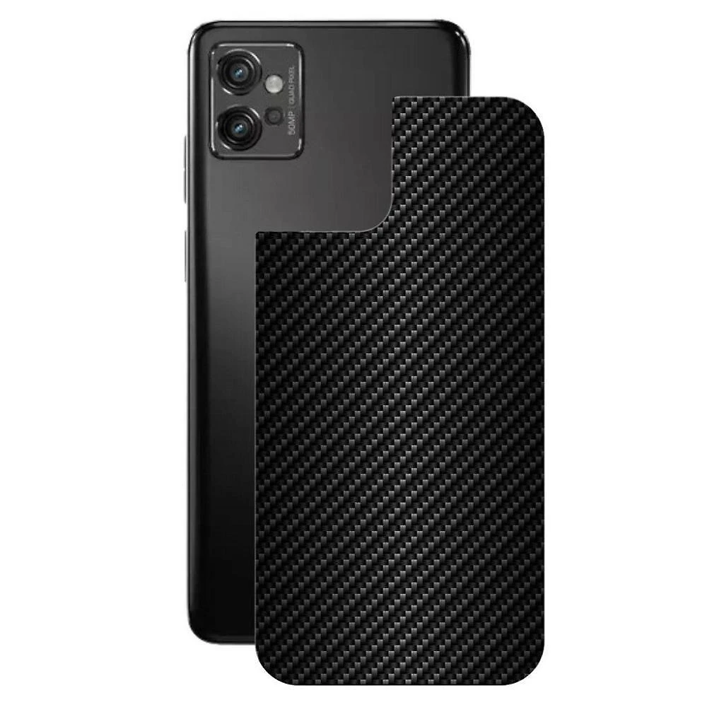 Película Para Motorola Moto G32 - Traseira De Fibra De Carbono Preta - Gshield