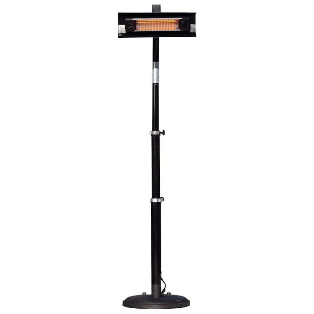 Aquecedor Externo Elétrico Infravermelho com Poste Telescópico e Rodas para Maior Mobilidade, 110V 1500W, Fire Sense, P...