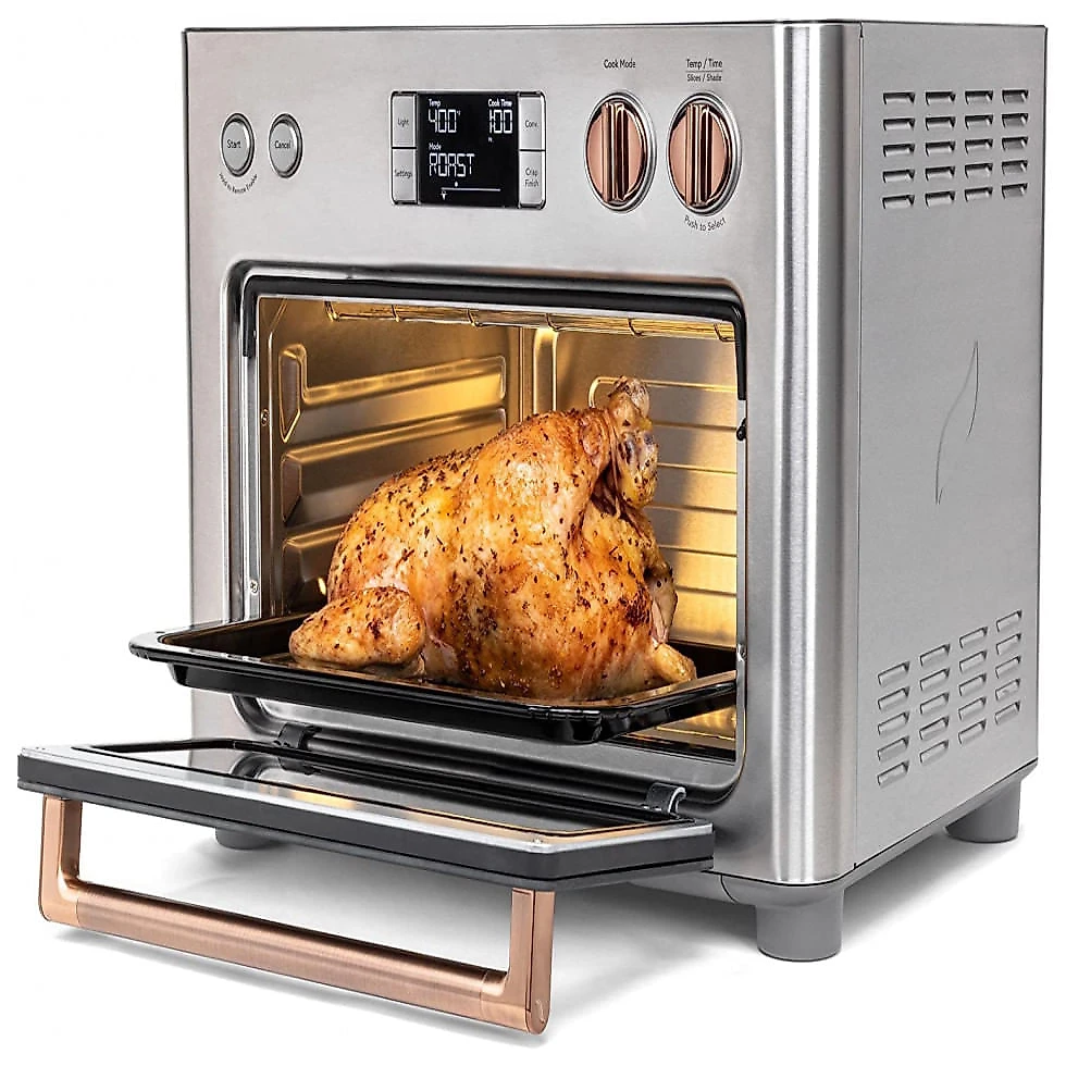 Forno Elétrico de Bancada com 11 Predefinições Cafe Aço Inoxidável, 110V 1800W