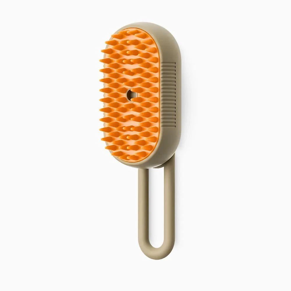 Escova a Vapor para Pets Utimix 3 em 1 Cães e Gatos ABS Massageadora Removedor de Pelos Recarregável