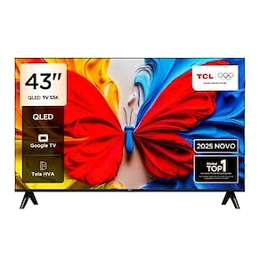Smart TV 43” TCL 43S5K QLED Full HD Google TV Wi-Fi