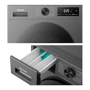 Lava e Seca Hisense WD1i11 11kg Lava e 7kg Seca Inverter 1400 RPM Titanium 110V