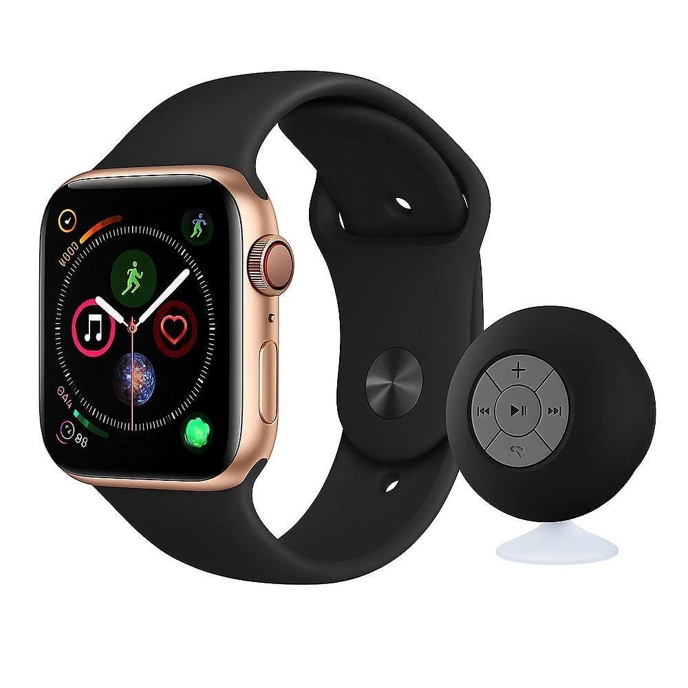 Relógio Smartwatch W34 Tela Hd 1,54 Preto + Caixa De Som Bluetooth