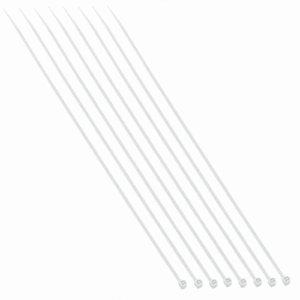 Abraçadeira de Nylon 7.6x250mm 50 Unidades 8689 Branco Brasfort