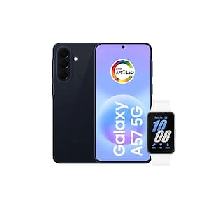 Smartphone Samsung Galaxy A57 5G Tela 6.7" 128GB Azul Escuro + Galaxy Fit 3 Prata