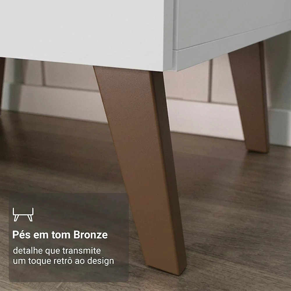Armário de Cozinha Completa 260 cm Branco Pieta Madesa 02